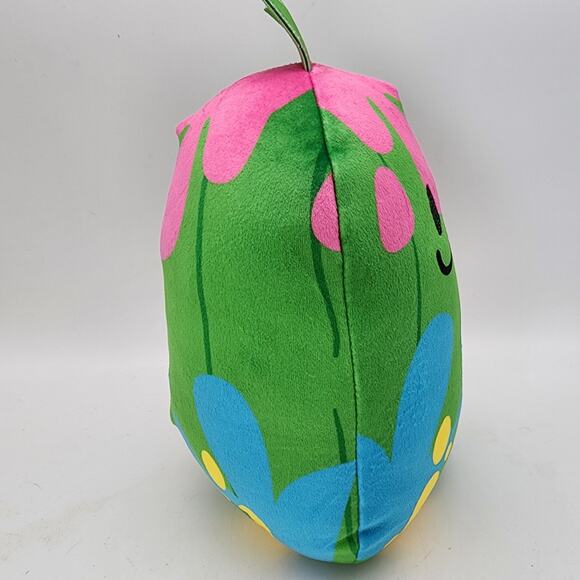 Cats Vs Pickles Large Splat Bean Bag Plush 9" Multicolor Kawaii Stuffed Toy - Picture 4 of 8